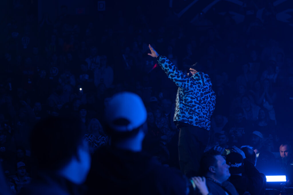 Andy Mineo performing at Winter Jam 2023 Springfield MO