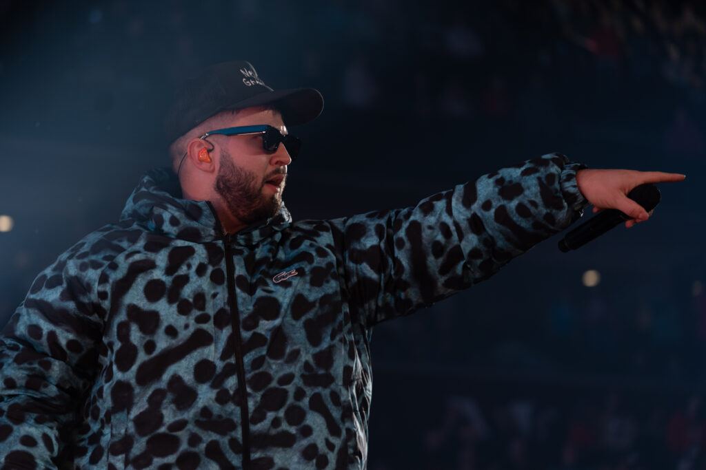 Andy Mineo performing at Winter Jam 2023 Springfield MO