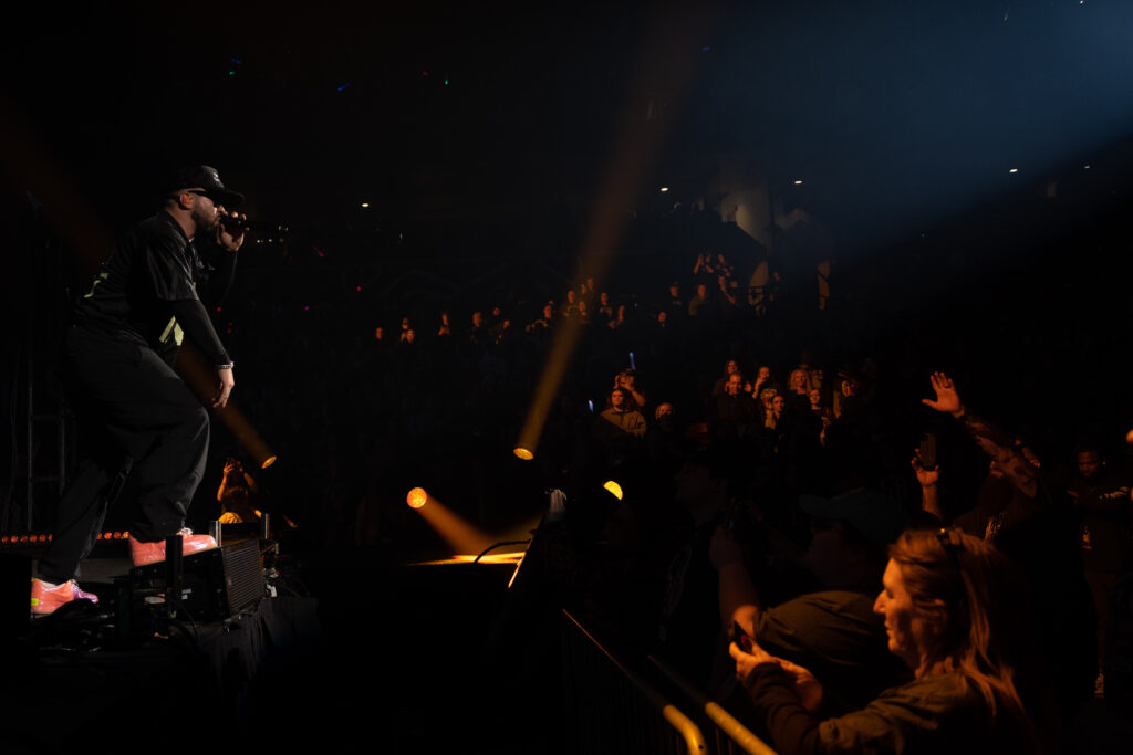 Andy Mineo performing at Winter Jam 2023 Springfield MO