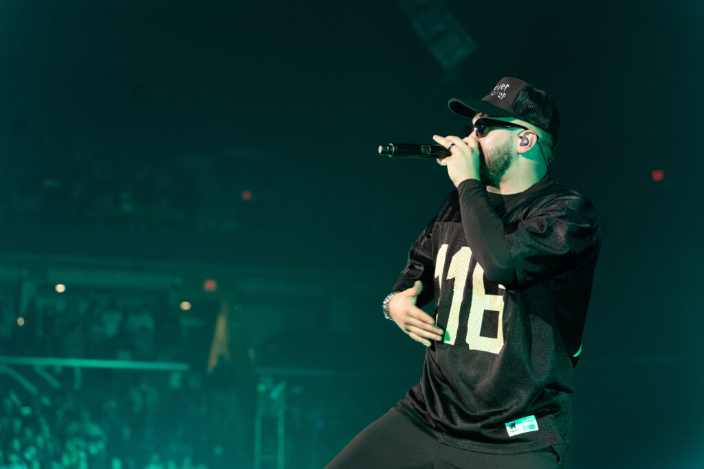 Andy Mineo performing at Winter Jam 2023 Springfield MO