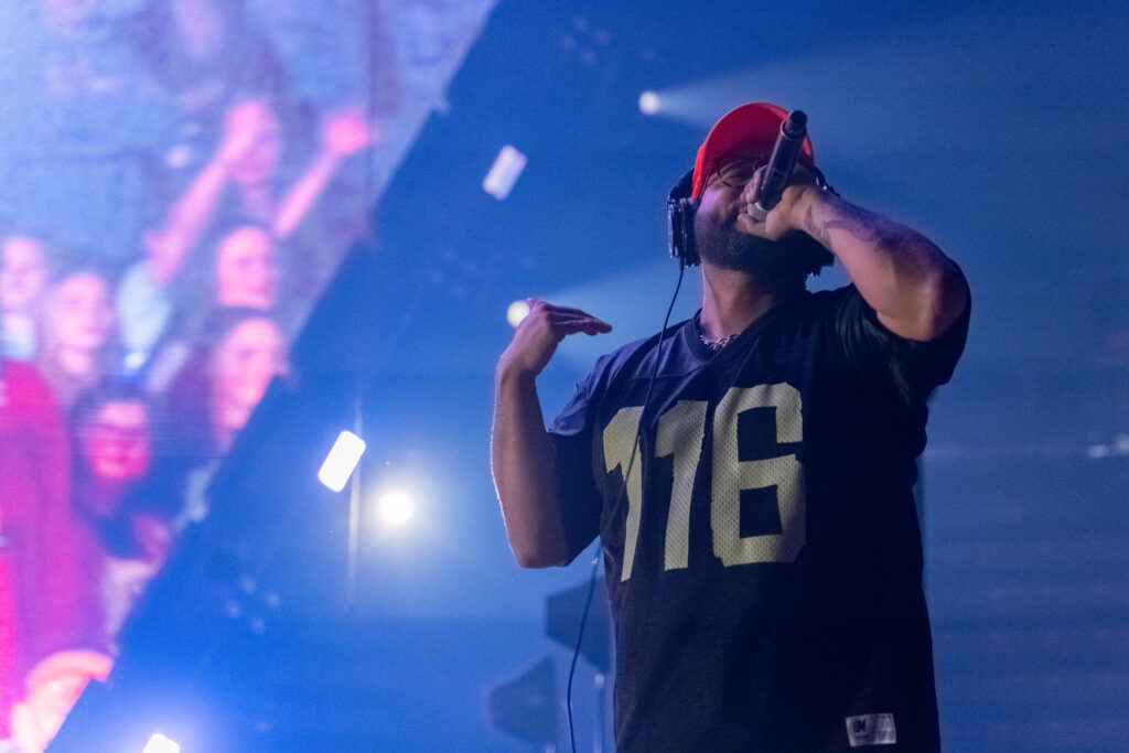 Andy Mineo performing at Winter Jam 2023 Springfield MO